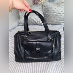 VINTAGE EXCELLENT CONDITIONS- Coach Satchel with Cross Body Strap (Authentic)